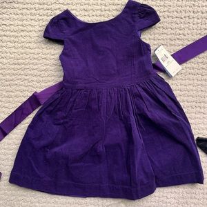 Adorable NWT 4T Grape Colored Ralph Lauren Dress